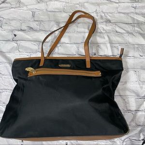Michael Kors Black Kempton Nylon Tote Bag